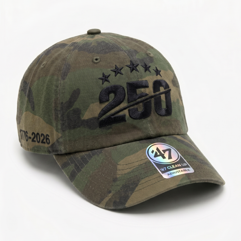 250th Anniversary Dad Hat Tactical Camo: The Frontline